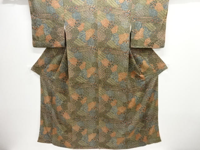 JAPANESE KIMONO / KOMON / YOSEGARA PATTERN